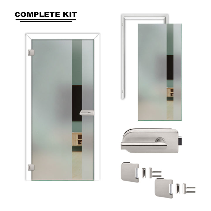 Hinged Glass Door Complete Kit GDCK - 2201 - DoorDiscounter