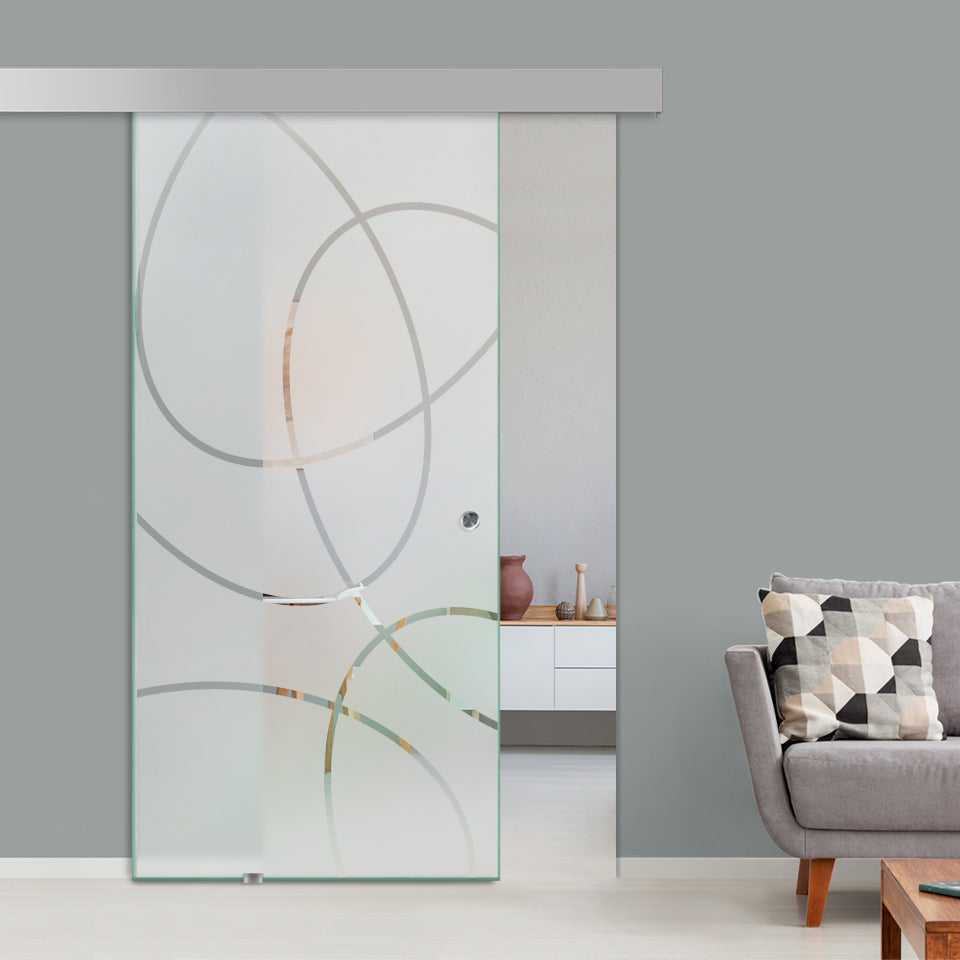 Sliding Glass Barn Door Alu100 SGBD - 1571 - DoorDiscounter