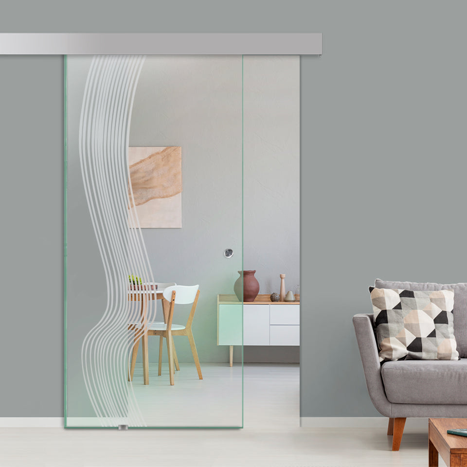 Sliding Glass Barn Door Alu100 SGBD - 1579 - DoorDiscounter