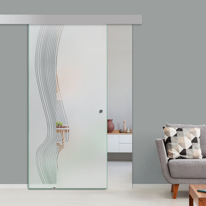 Sliding Glass Barn Door Alu100 SGBD - 1579 - DoorDiscounter