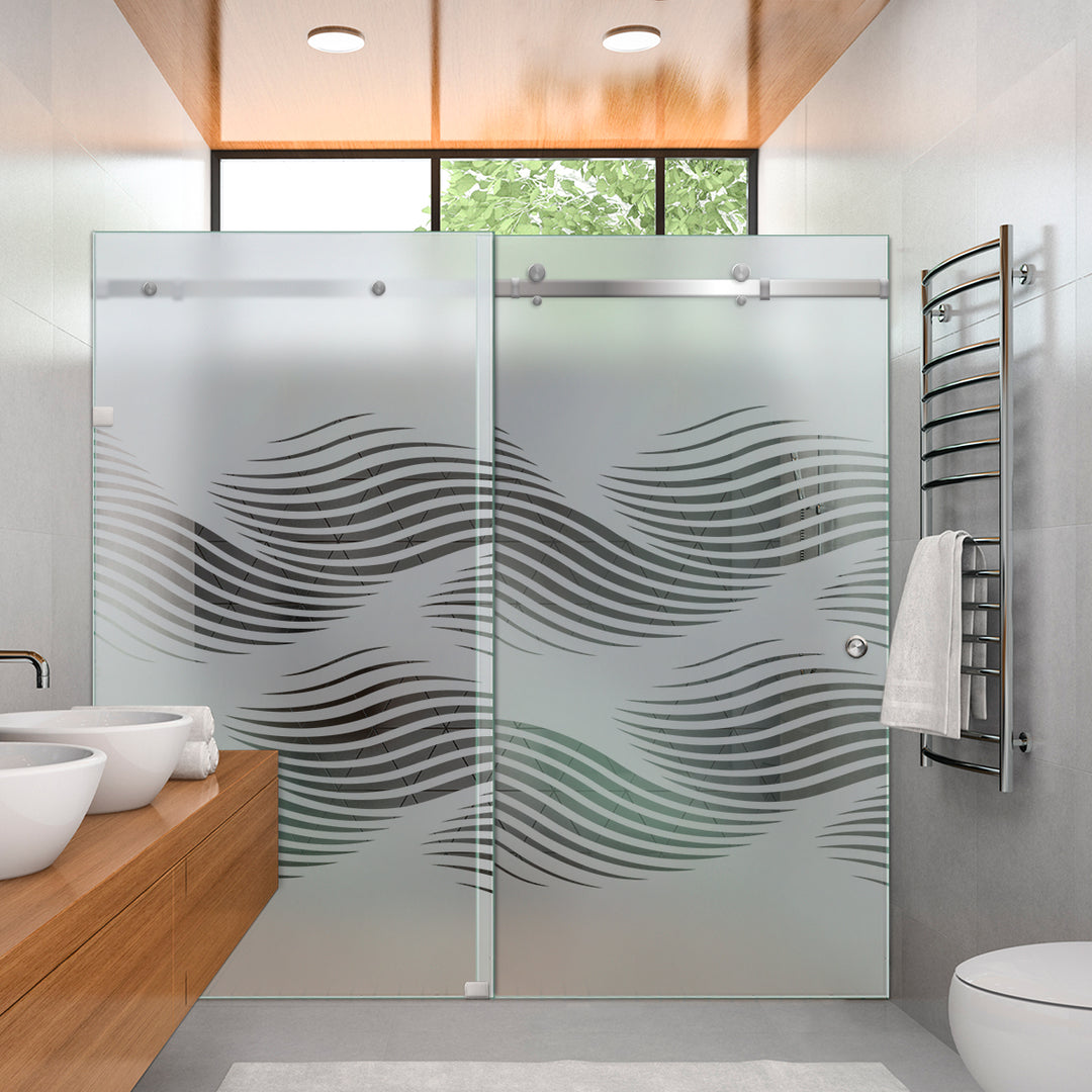 SHOWER GLASS SLIDING DOORS SGSD - 2794 - DoorDiscounter