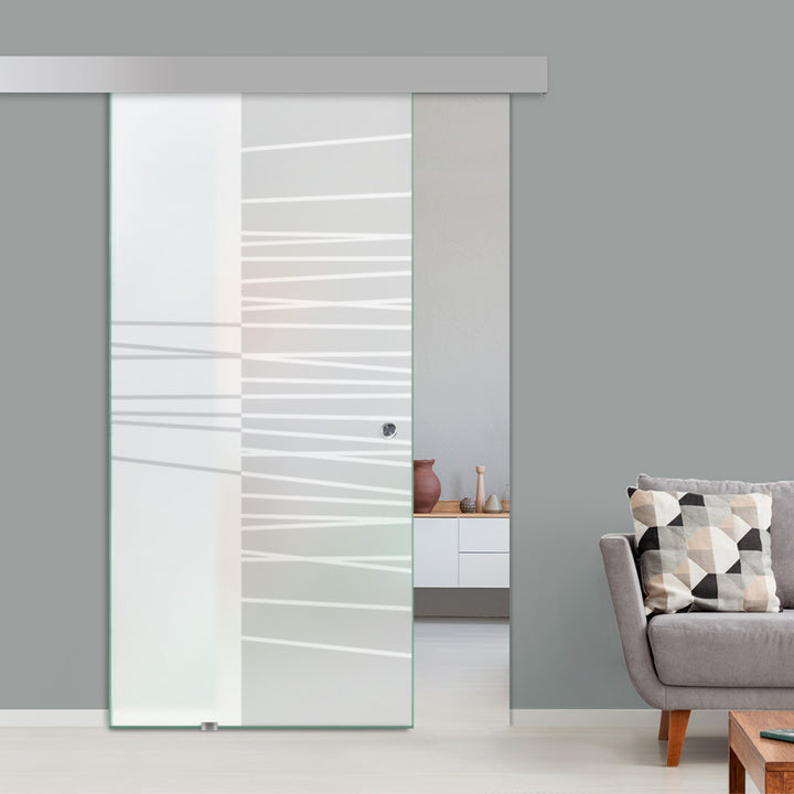 Sliding Glass Barn Door Alu100 SGBD - 1610 - DoorDiscounter