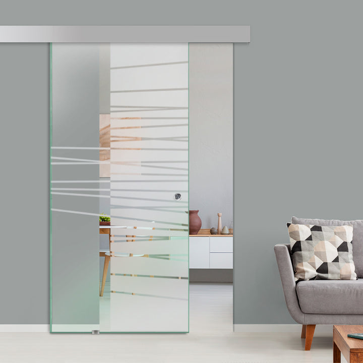 Sliding Glass Barn Door Alu100 SGBD - 1610 - DoorDiscounter