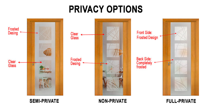 Frosted Glass Interior Door FGID - 2449 - DoorDiscounter
