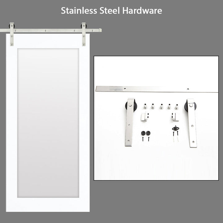 SHAKER PANEL SLIDING BARN DOOR SPSD - 3310 - DoorDiscounter