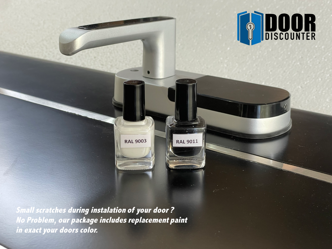 INTERIOR DOOR WITH FROSTED GLASS PANEL IDGP - 2690 - DoorDiscounter