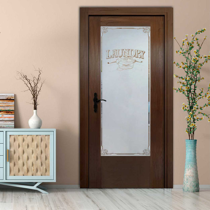 Laundry Interior Doors with Glass Insert CHMDI-1116 - DoorDiscounter